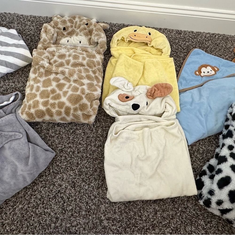 Adorable Animal-Themed Hooded Towels